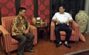 Irianto dan Menko Kemaritiman Bahas Perkembangan Kawasan Industri Di Kaltara