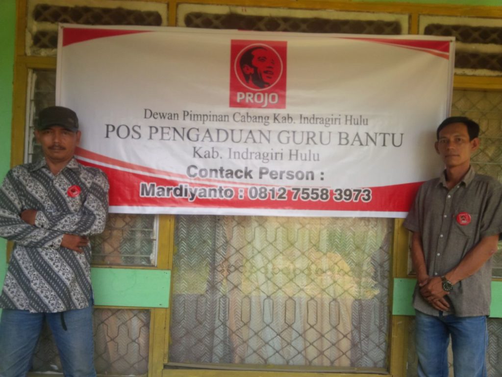 PROJO Inhu Buka Posko Pengaduan Carut Marut Guru Honor