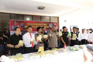 Direktorat Narkoba Sumatra Utara Bongkar Sindikat Narkoba Internasional Asal Malaysia
