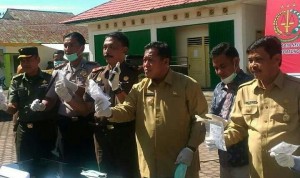 Jaksa Beserta Unsur Muspida Mukomuko  Musnahkan Barang Bukti Tindak Pidana