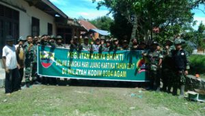 Peringati Hari Juang Kartika, Kodim 0304/Agam Tumbuhkan Semangat Gotong Royong