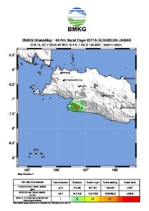 Gempa Bumi Mengguncang Wilayah Sukabumi Jawa Barat