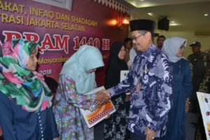 Pemkot Jaksel Berikan Santunan Pada 596 Mustahiq