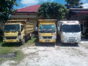 Tiga Truk Bermuatan Kayu Illegal, Diamankan Polres Katingan