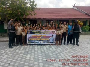 Peduli Remaja, Polres Katingan Sambangi Sekolah