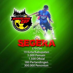Turnamen Minangkabau Cup Sabtu Dilaunching Gubernur Sumbar