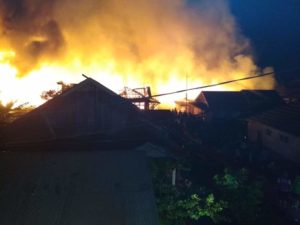 Sabtu Malam 20 Rumah dan 13 Barak di Palangka Raya Ludes Terbakar