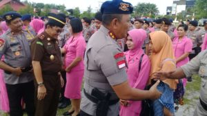 Penghujung 2018, 733 Personil Polda Kalteng Naik Pangkat