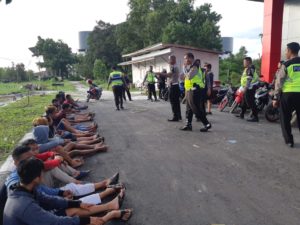 Razia Balap Liar, Polres Palangka Raya Amankan Belasan Pemuda