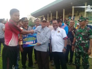 Kecamatan Kamang Baru Juara Penyisihan Zona Sijunjung Minangkabau Cup II