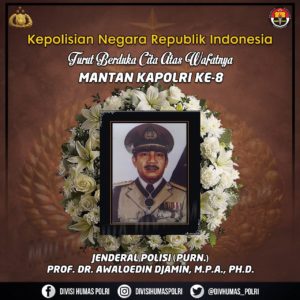 Putra Minang, Mantan Kapolri Awaloedin Djamin Meninggal Dunia