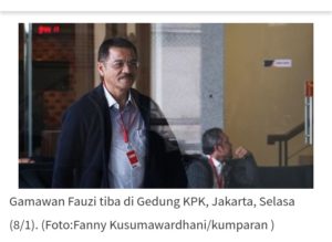 Mantan Mendagri Gamawan Fauzi Datangi Gedung KPK