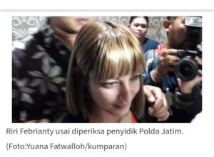 Kasus Prostitusi Online Artis, Giliran Artis Riri Febrianty Diperiksa