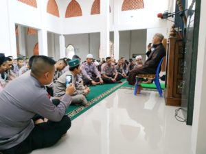 Tingkatkan Imtaq Brimobda Polda Banten Laksanakan Binrohtal