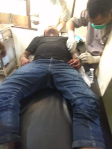 Seorang Pria di Palangka Raya Luka Parah Dibacok Teman Sendiri