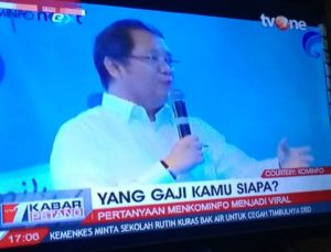 Tagar #YangGajiKamuSiapa Trending Dunia, Buntut Pertanyaan Rudiantara