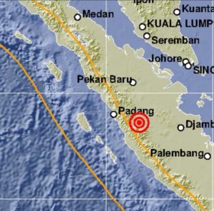 Gempa 5,6 SR Goyang Sumatera Barat