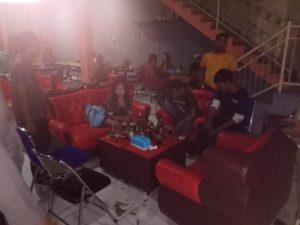 Polres Serang dan Sat Pol PP Tutup Cafe Tidak Berizin
