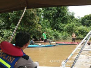 Polres Katingan Cari Warga Telangkah yang Hilang di DAS Katingan