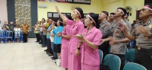 Ciptakan Pemilu Damai, Kapolres Palangka Raya Hadiri Doa Umat Kristiani