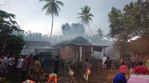 Empat Unit Rumah di Pasaman Barat Ludes Terbakar