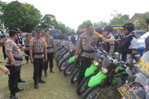 Amankan Pemilu, Kapolda Kalteng Cek Fisik Ranmor Dinas