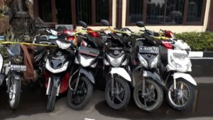 Polres Cilegon Sita 29 Unit Ranmor Hasil Curian