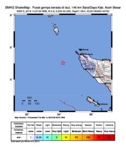 Gempa Magnitudo 4,9 Guncang Aceh Besar