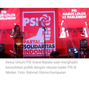 Saling Sindir PDIP dan PSI, Hanjaya: PSI Belum Beranjak Dari Partai Nol Koma