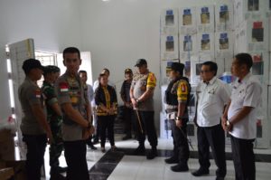 Kapolda Kalteng Cek Keamanan Logistik Pemilu 2019 di Kabupaten Pulpis