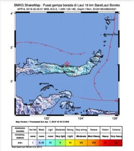 Gorontalo Digoyang Gempa 5,3 SR, Warga Berhamburan ke Luar Rumah