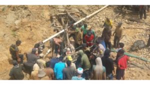 5 Tewas, Lokasi Pendulangan Intan mendadak Longsor