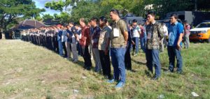Kapolres Pandeglang, Pimpin Pengamanan Rapat Pleno Terbuka KPUD