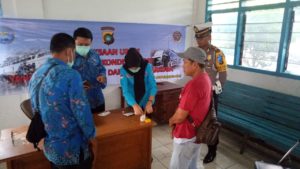 BNNP Babel  Cek Urine Sopir di Terminal Kampung Keramat