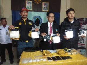 Tiga Pelaku Narkoba Dibekuk Tim Gabungan di Babel