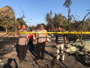Gedung SDN 1 Baun Bango dan Aula Kecamatan Ludes Terbakar