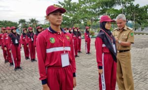 Wabup Meranti Buka Pelatihan Calon Paskibraka HUT RI Ke-74