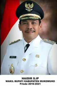 Haidir Siap Maju di Pilkada 2020 Mukomuko