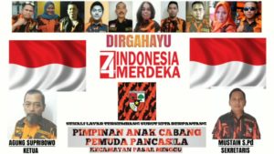 PAC Pemuda Pancasila Pasar Minggu Peringati HUT Kemerdekaan