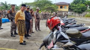 Wabup Pimpin Apel Pagi di Kantor Satpol PP Meranti