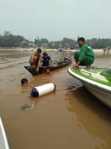 Mahasiswa KKN UGM Tenggelam di Sungai Rungan