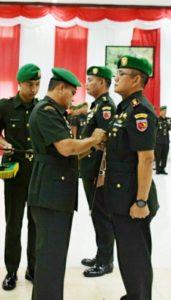 Jabat Dandim Ambon, Ini Pesan Danrem Buat Letkol Cecep