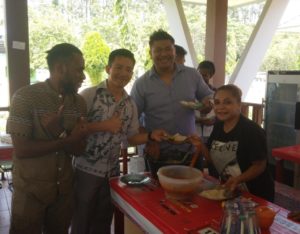 Papeda Jadi Simbol Silaturahmi Masyarakat Papua Di Riau