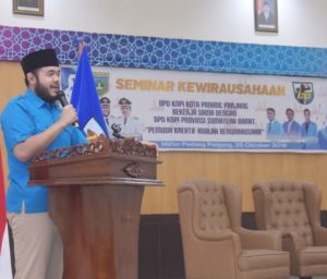 KNPI Sumbar Gelar Seminar Kewirausahaan di Mifan