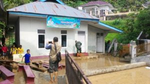Hujan Deras Timbulkan Bencana Banjir di Kota Sawahlunto