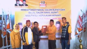 Perdana, H.Muhammad Adil Mendaftar di Partai Hanura