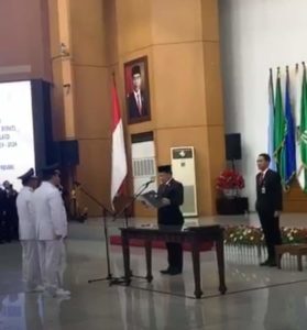 Mendagri Lantik Bupati dan Wakil Bupati Kepulauan Talaud