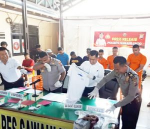 Kapolres Sawahlunto Rilis Kinerja Satuan Sampai Februari 2019