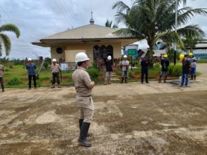 Staf Management PT BHL Gelar Apel Bersama Kesiapan, Penanganan Covid-19