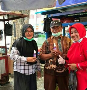 Ditengah Kesulitan Masker dan Hand Sanitizer, Ada Politikus Peduli, Eka Wahyu : Kami Berempati